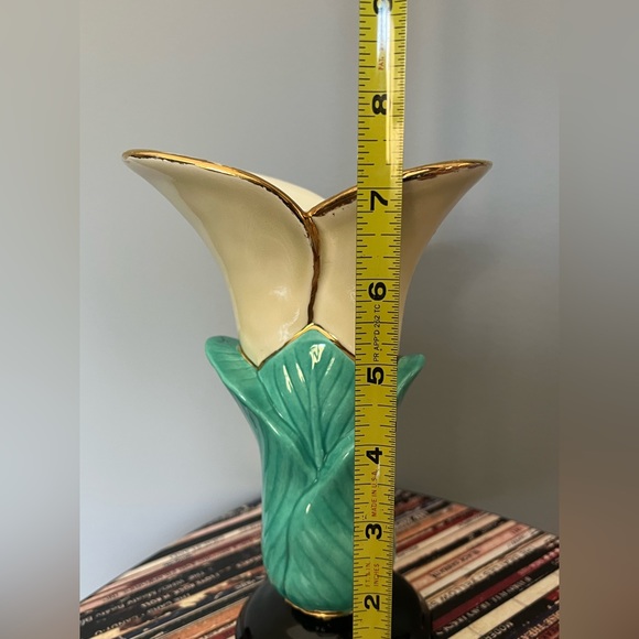 Vintage hand painted ceramic vase - Picture 5 of 7